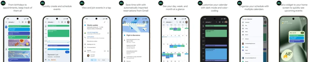 Google Calendar 다운로드: 효율적인 일정 관리 앱 2 Google Calendar 다운로드